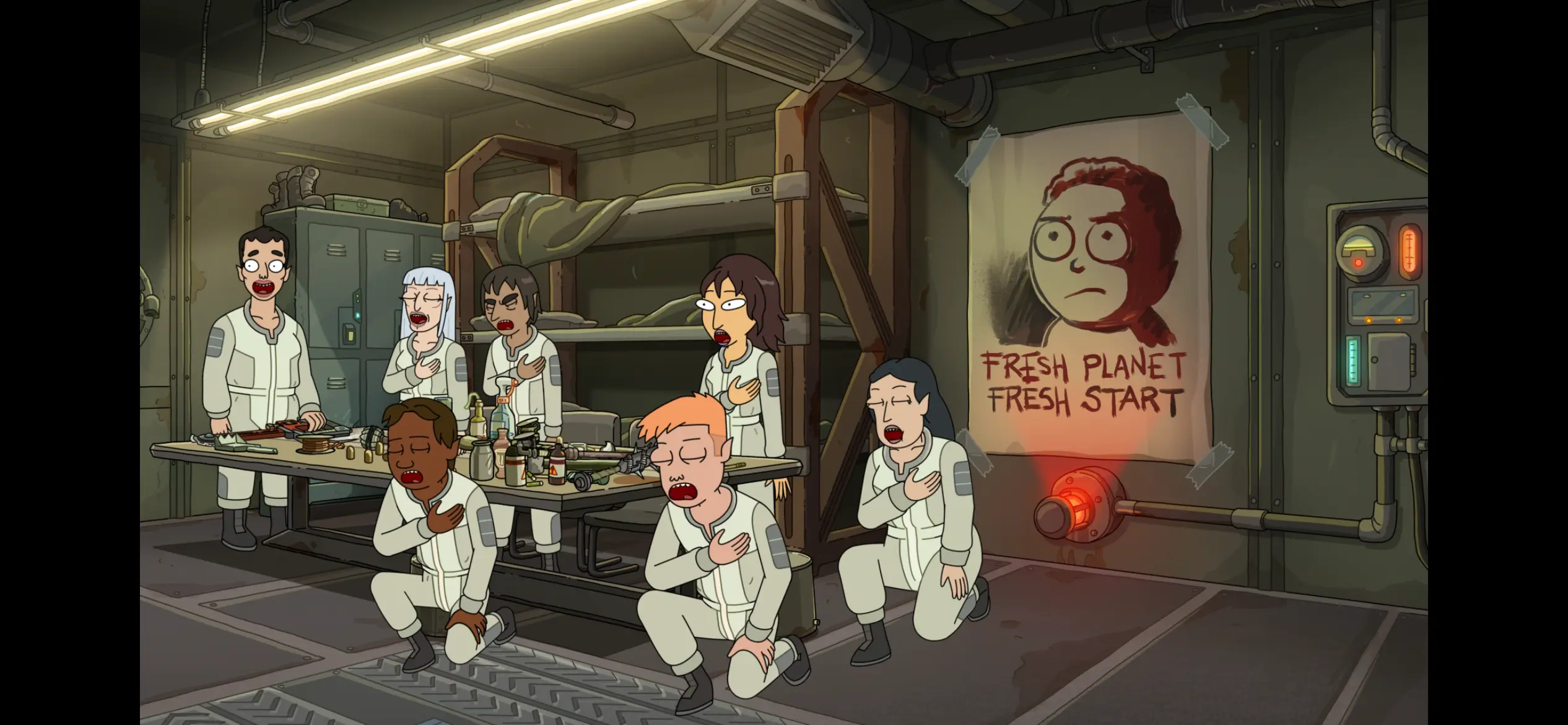 Ship-wide rebellion